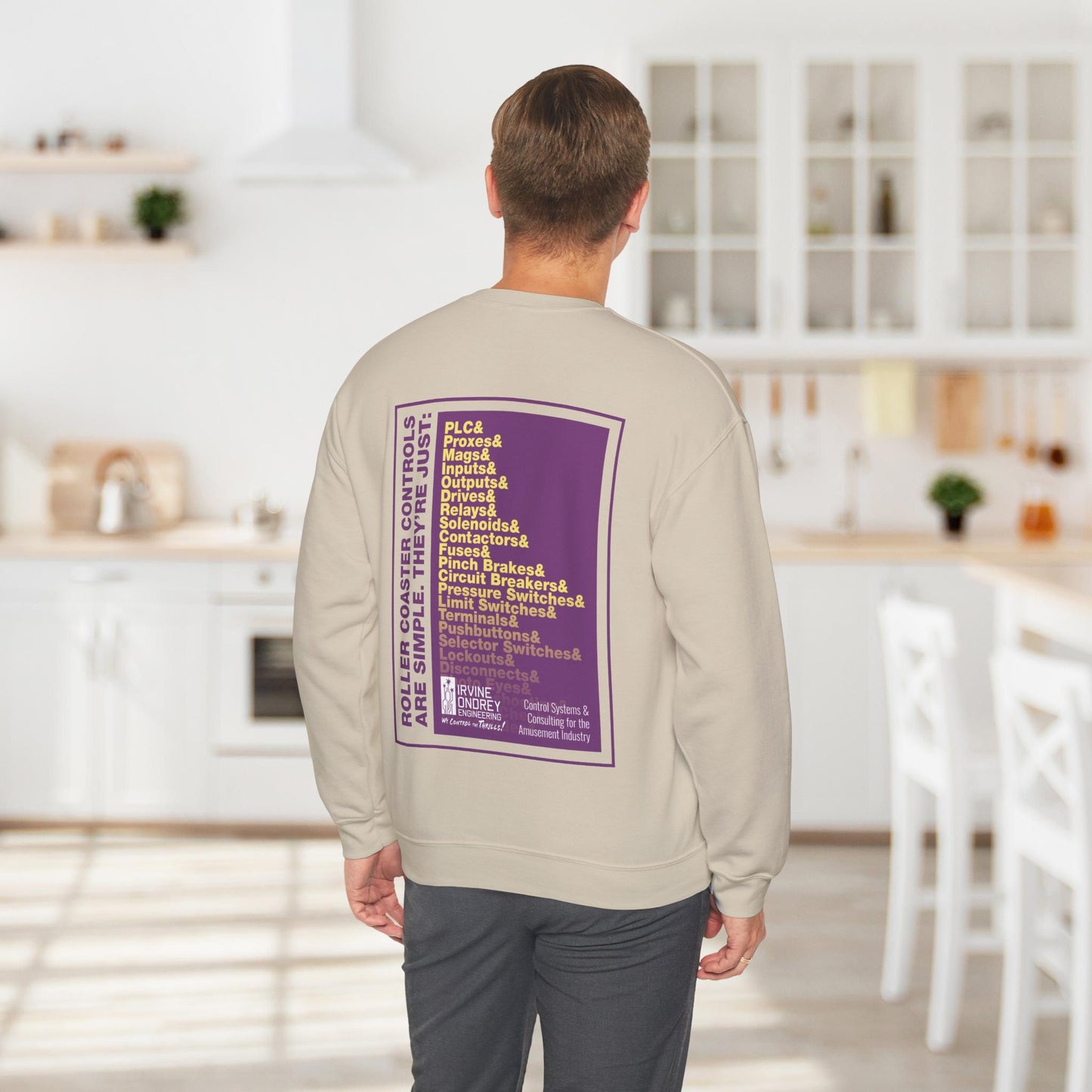 OG Controls Sweatshirt (BACK graphic) • Irvine Ondrey Engineering
