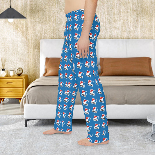 Men’s AMC Logo Blue Pajama Pants