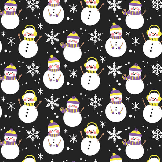 Non-Binary Pride Snowman Fleece Sherpa Blanket