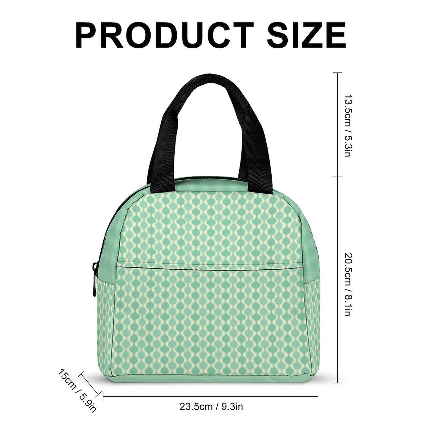 MCM Balusters | Insulated Lunch Bag with Pocket