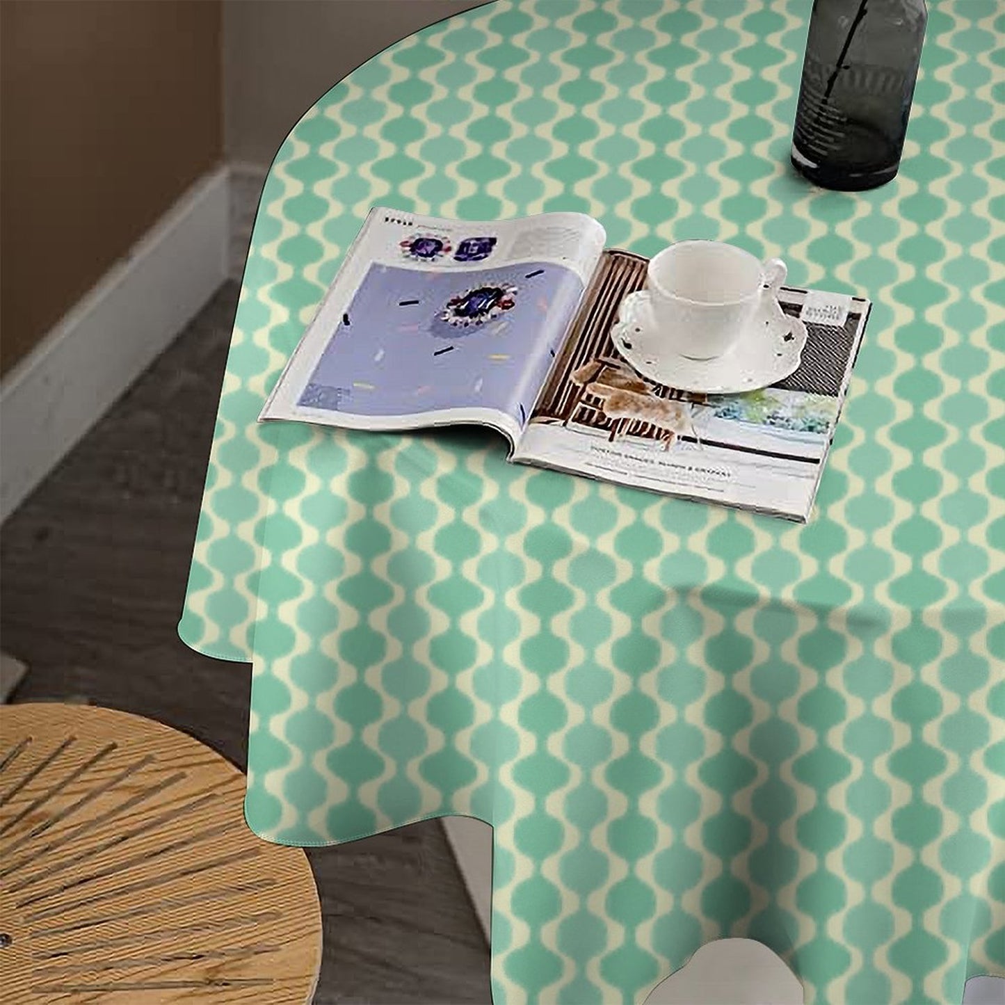 MCM Balusters | Round Tablecloth for Round Table