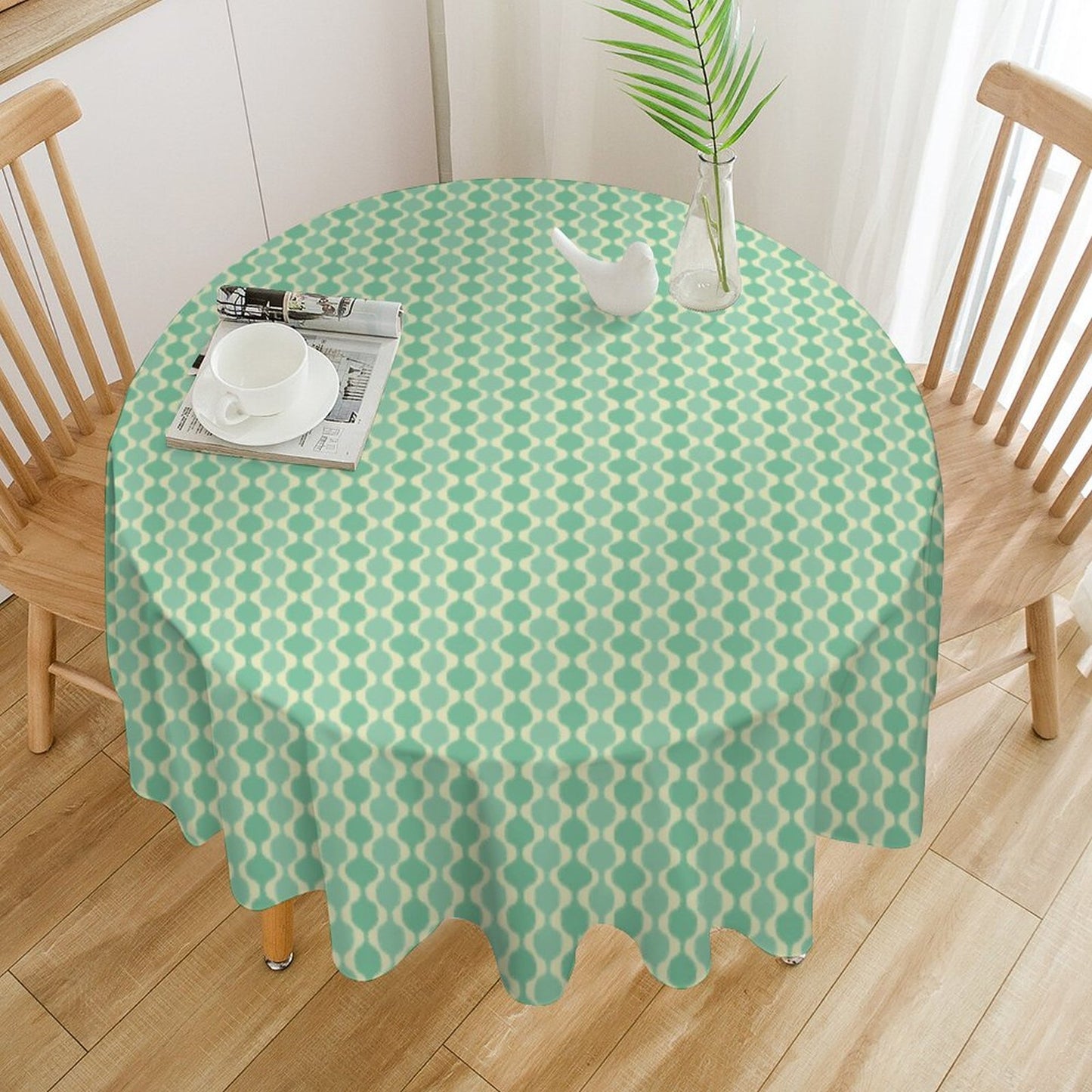 MCM Balusters | Round Tablecloth for Round Table