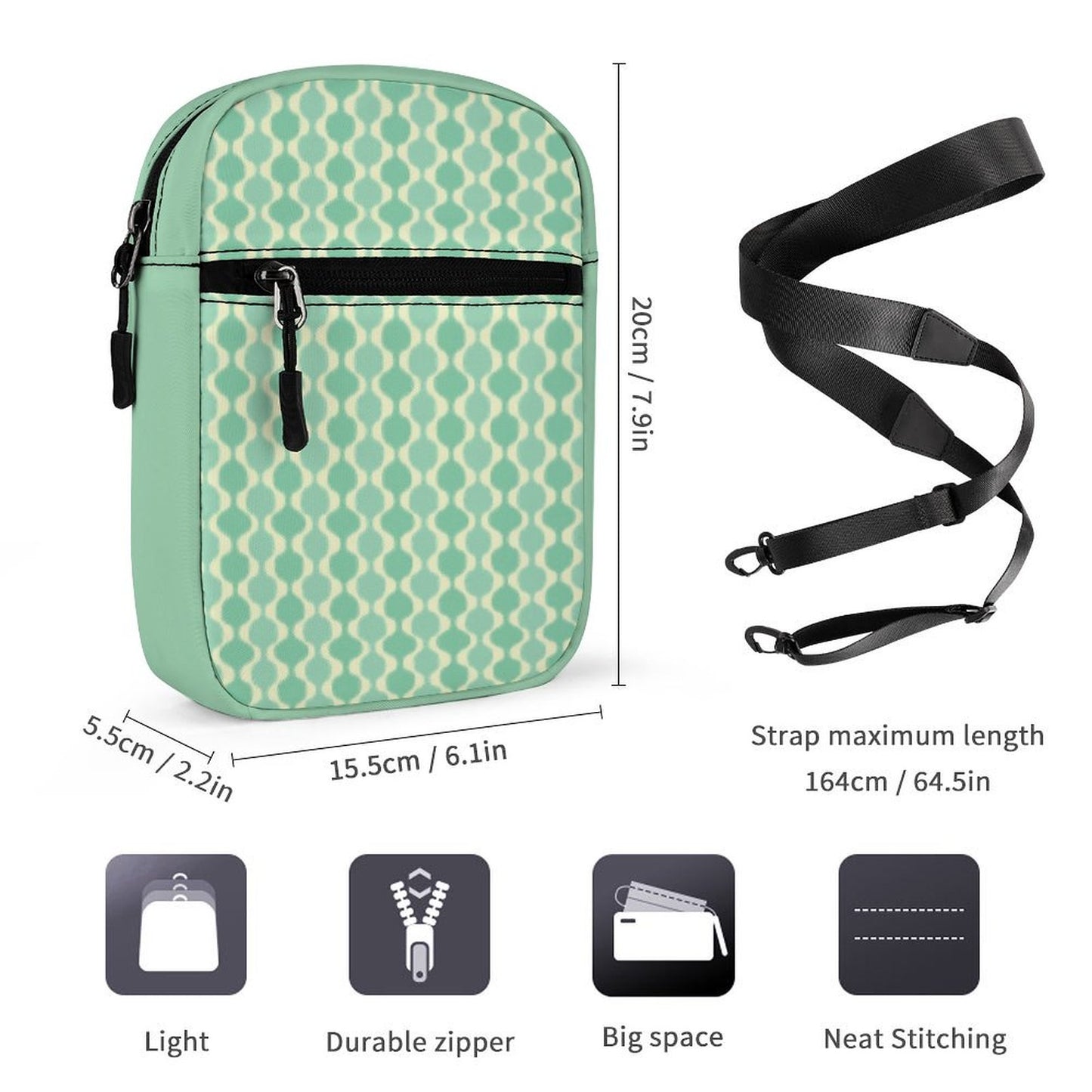 MCM Balusters | Small Messenger Bag