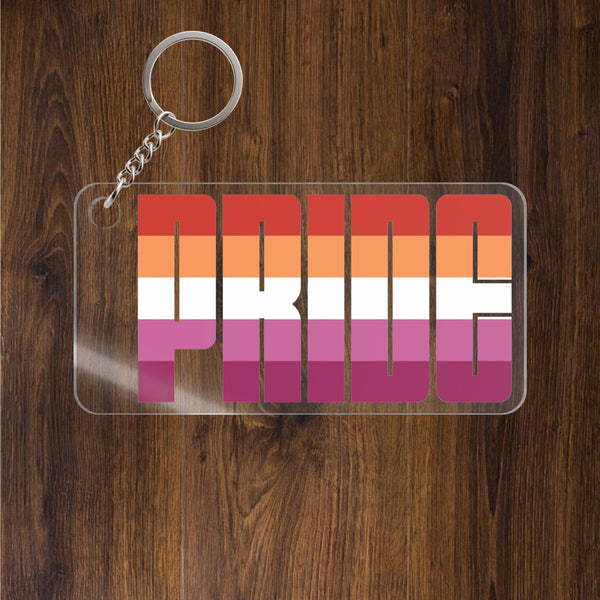 Lesbian Pride Keychains