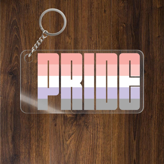 Cupioromantic Pride Keychains