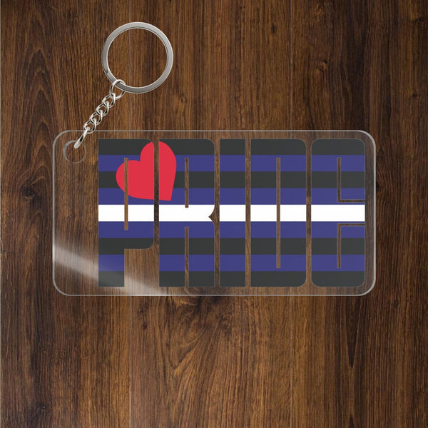 Leather Pride Keychains