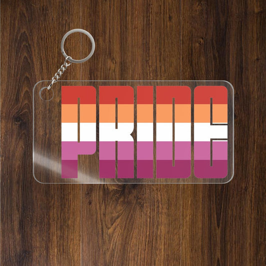 Lesbian Pride Keychains