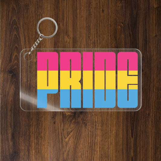 Pansexual Pride Keychains