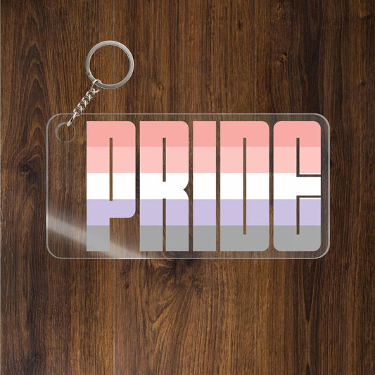 Cupioromantic Pride Keychains