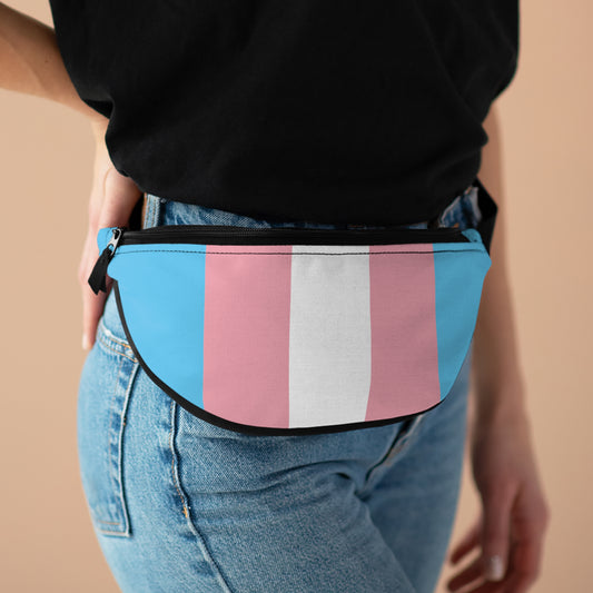 One size Transgender Pride Fanny Pack