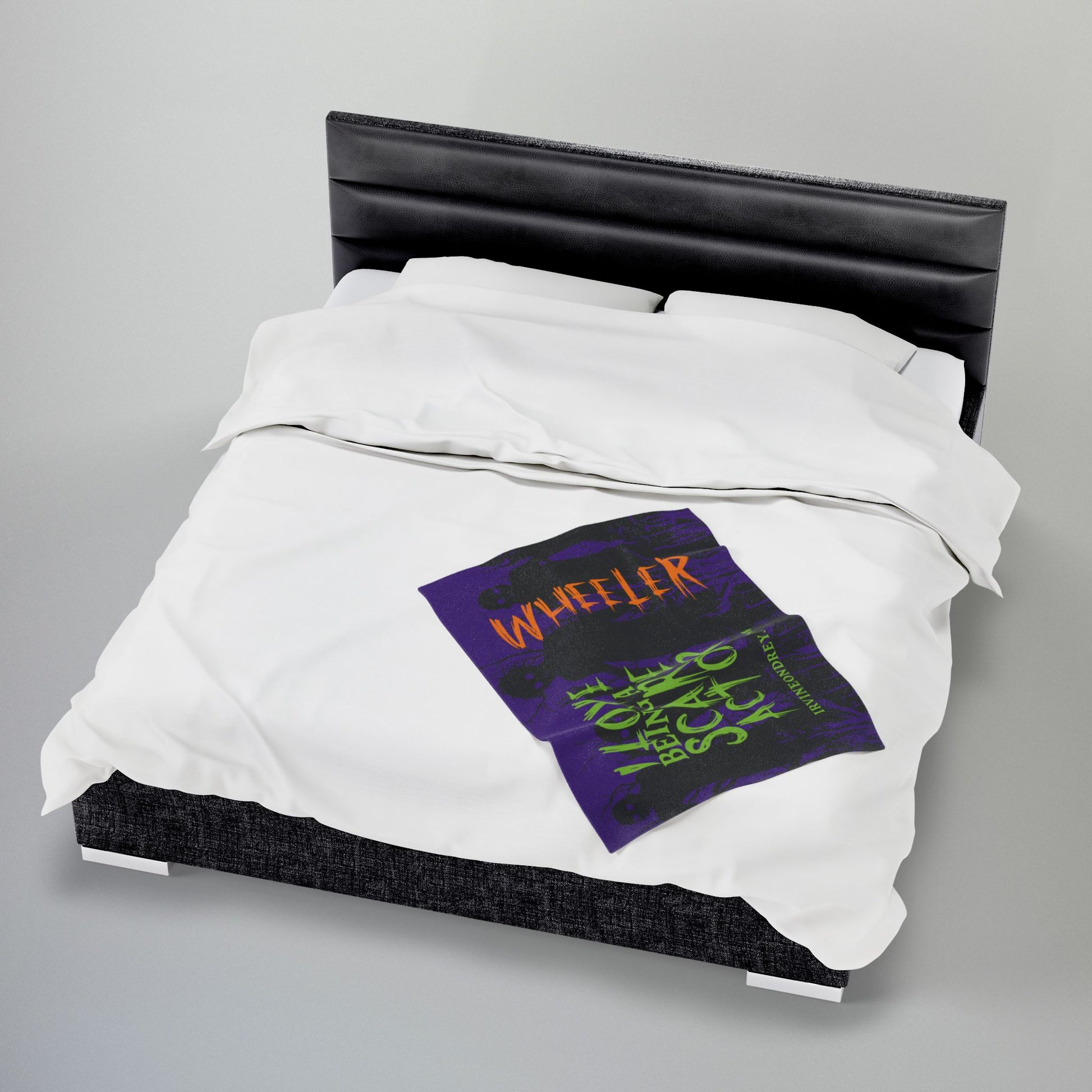 I Love Being a Scare Actor Personalized Velveteen Plush Blanket