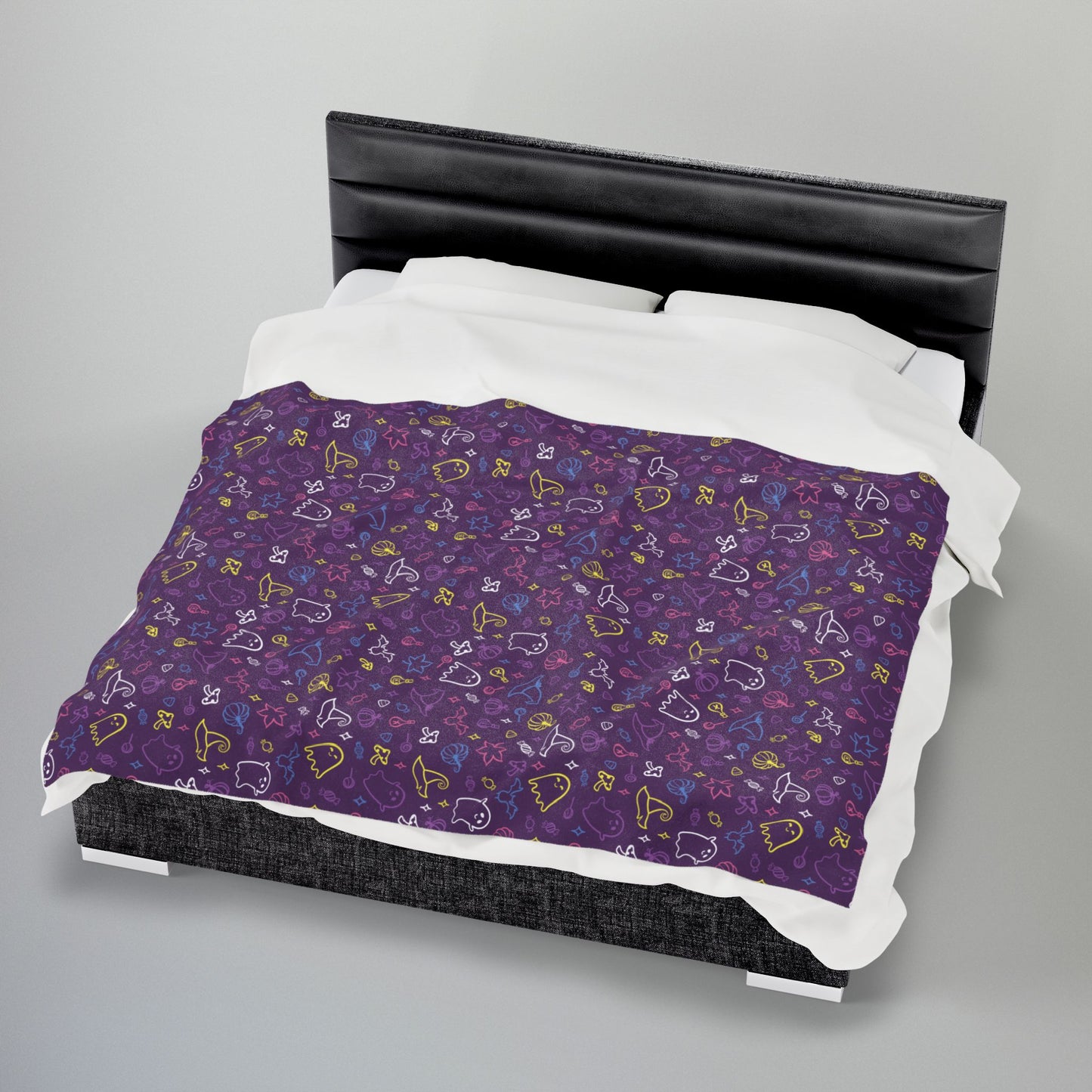 Bigender Yellow Pride Halloween Velveteen Plush Blanket