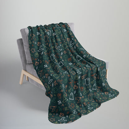 Nebulasexual Pride Halloween Fleece Sherpa Blanket