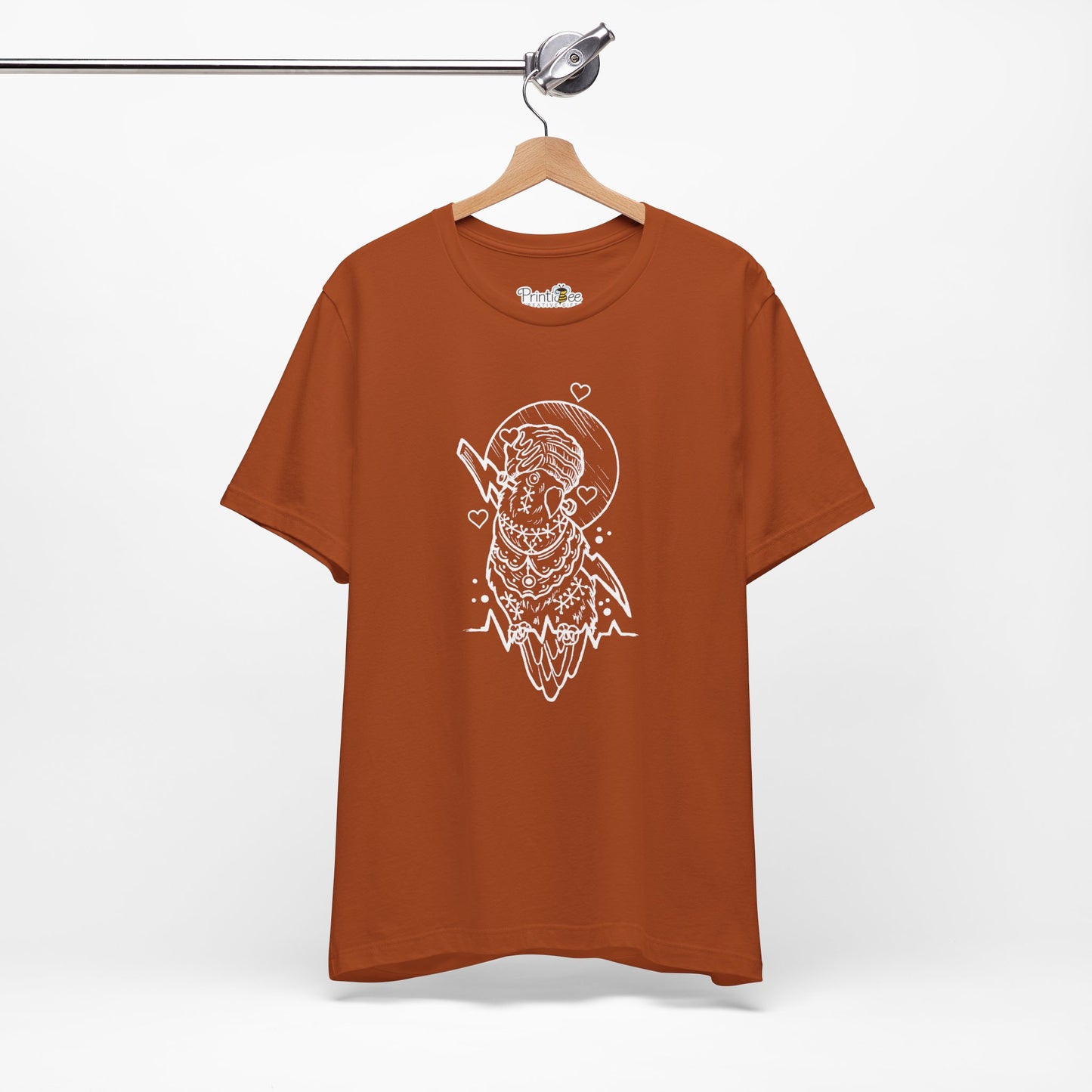 Bride of Frankenstein Lovebird, Line Art Tee