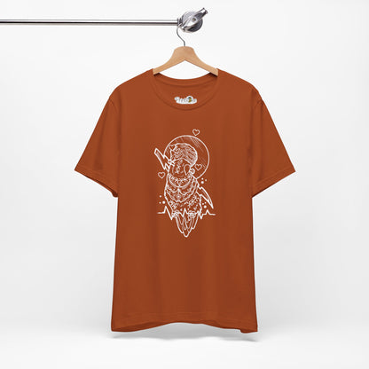 Bride of Frankenstein Lovebird, Line Art Tee