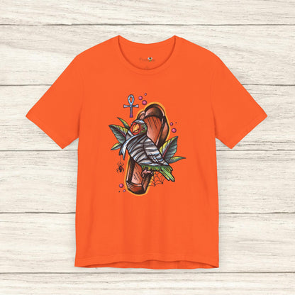 Mummy Lovebird Hand-Drawn & Hand-Colored Tee