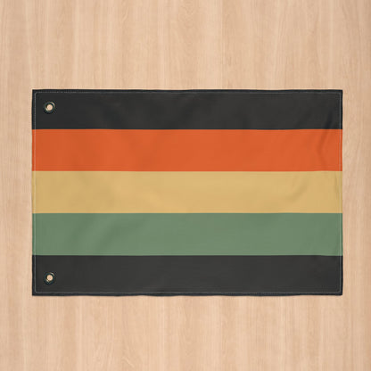 Anodiean Pride Horizontal-Stripes Flag with Grommets