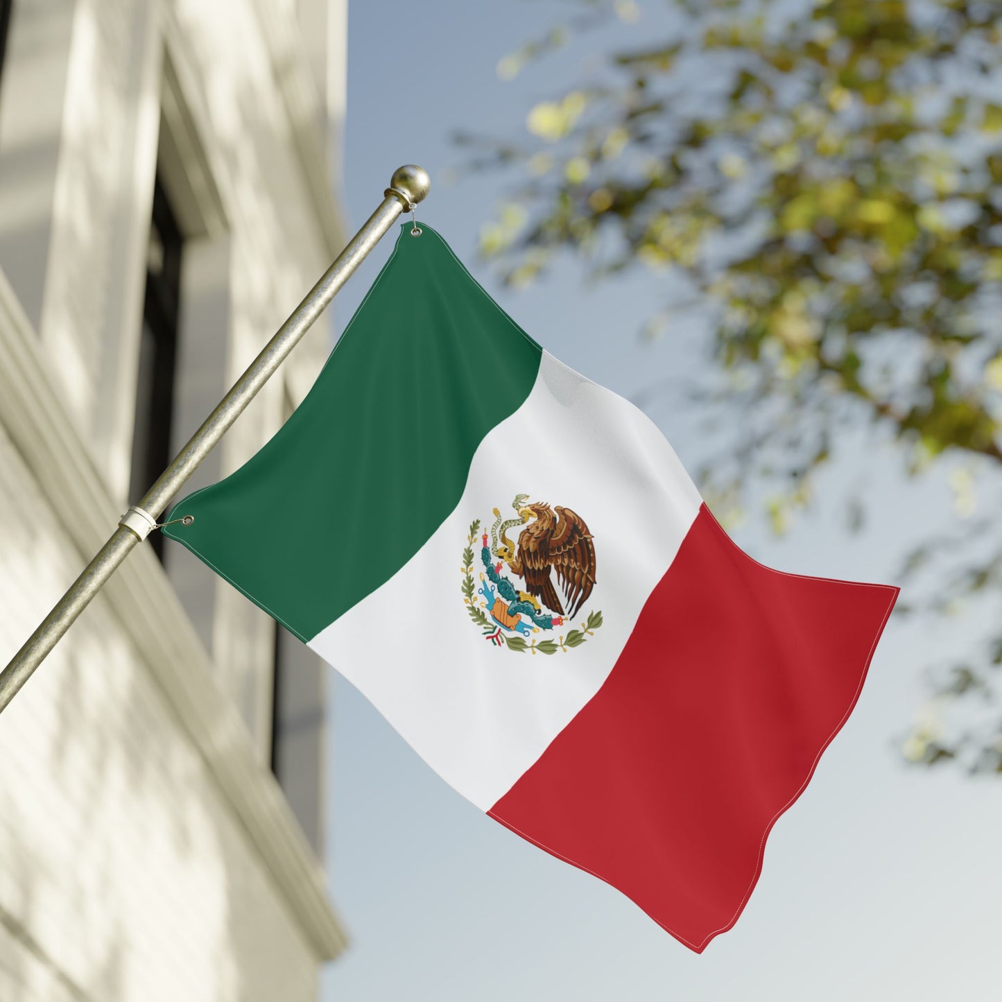 24'' × 36'' Mexico Flag with Grommets