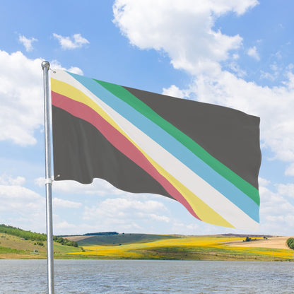 Disability Pride Flag with Grommets