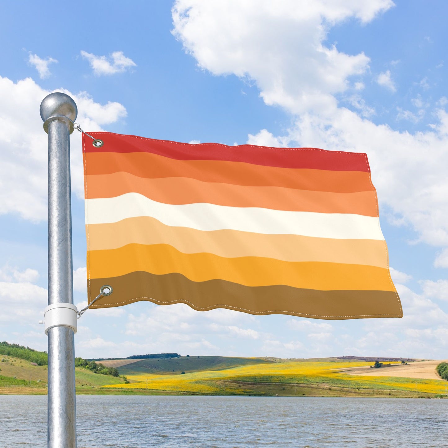 Butch Double-Sided Pride Flag with Grommets