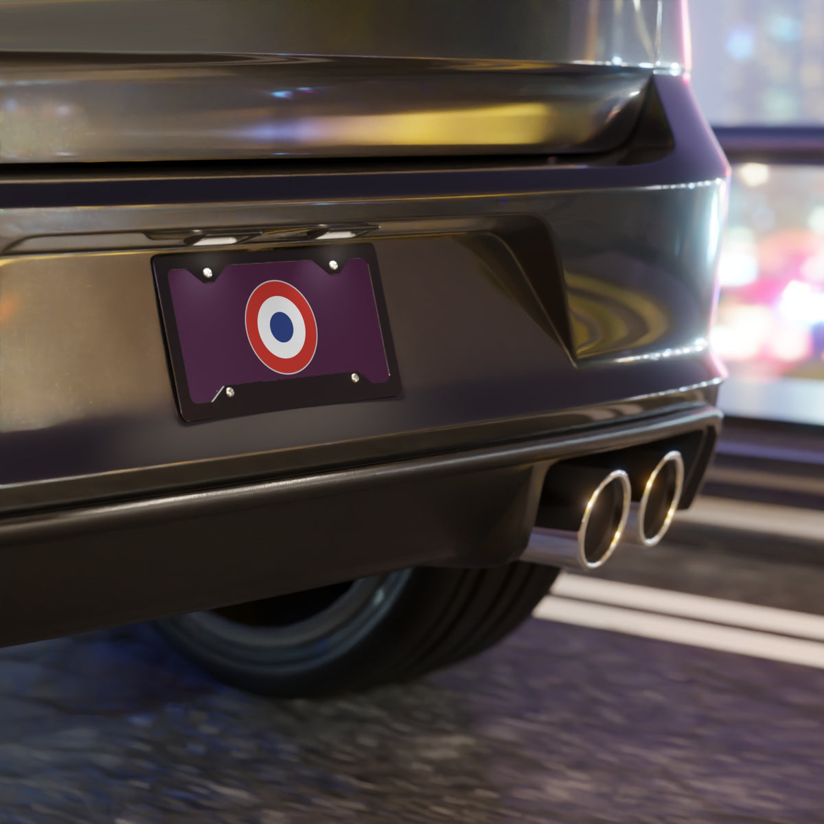Javelin Target Logo Custom Vanity Plates