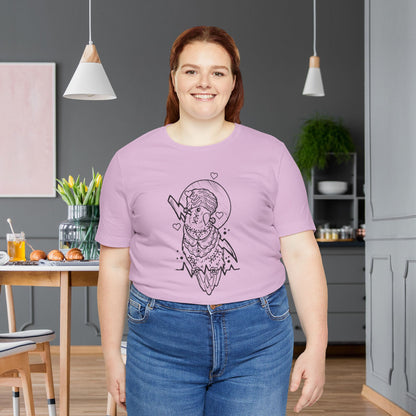 Bride of Frankenstein Lovebird, Line Art Tee