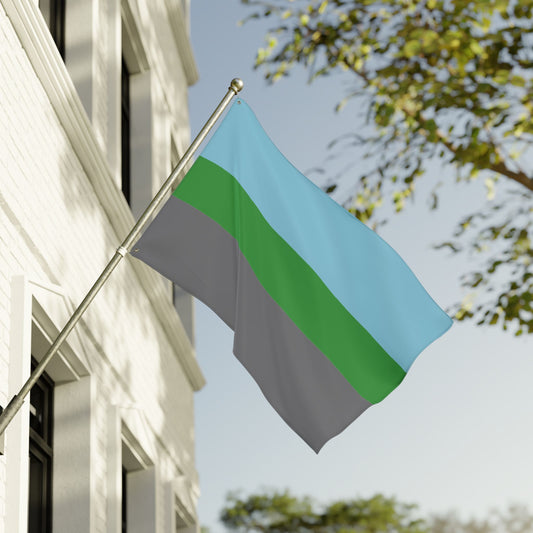 36'' × 60'' Autoromantic Pride Flag with Grommets