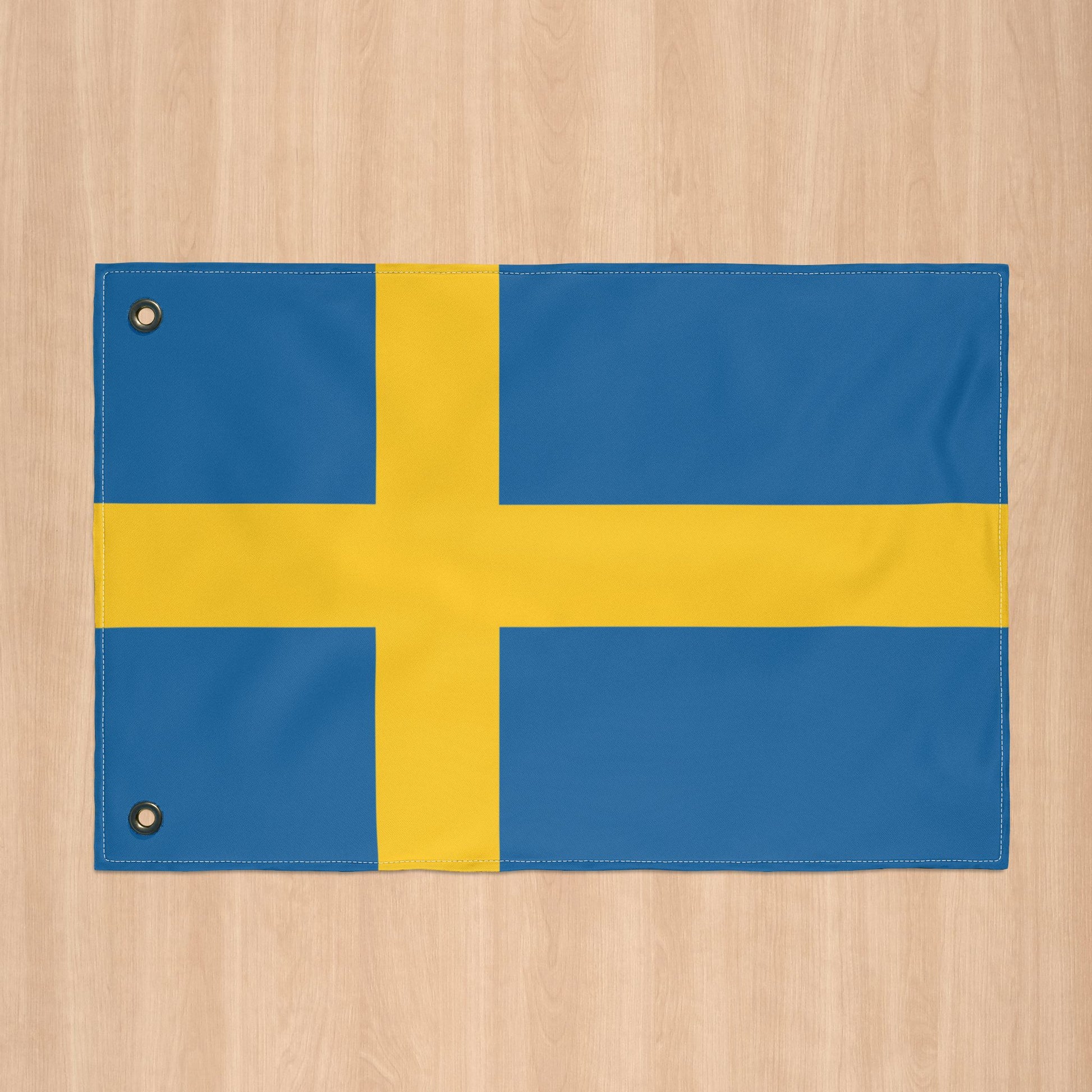 Sweden Flag with Grommets