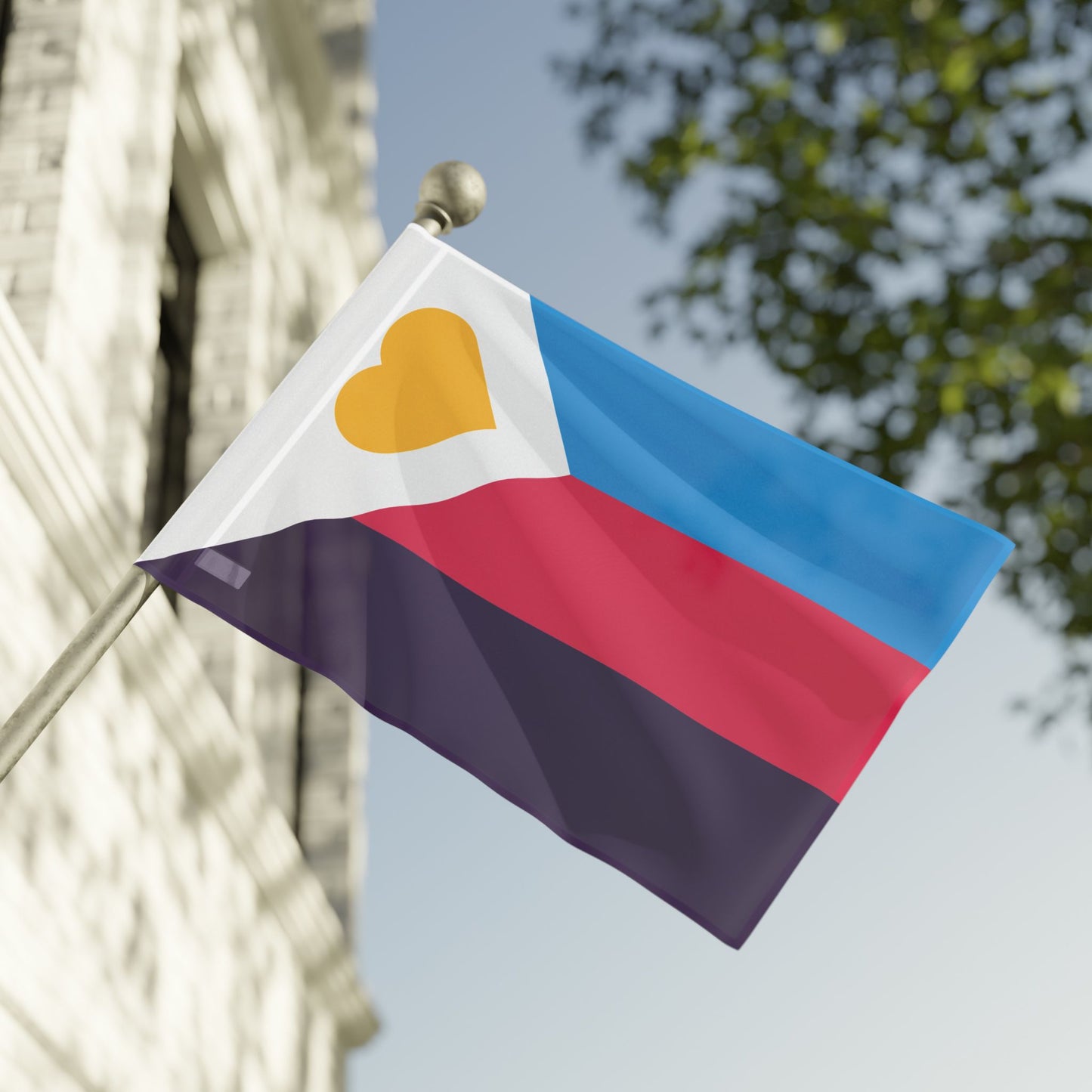 Polyamory Pride Flag (Double Sided Print), LGBTQIA+ Polyamorous Pride Flags