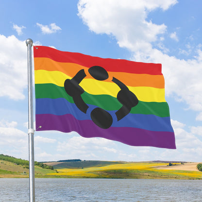 Fetish Rainbow Pride Flag with Grommets