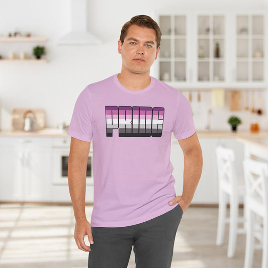 Lilac Straight Queer Pride Tee