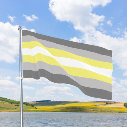Demigender Pride Flag with Grommets