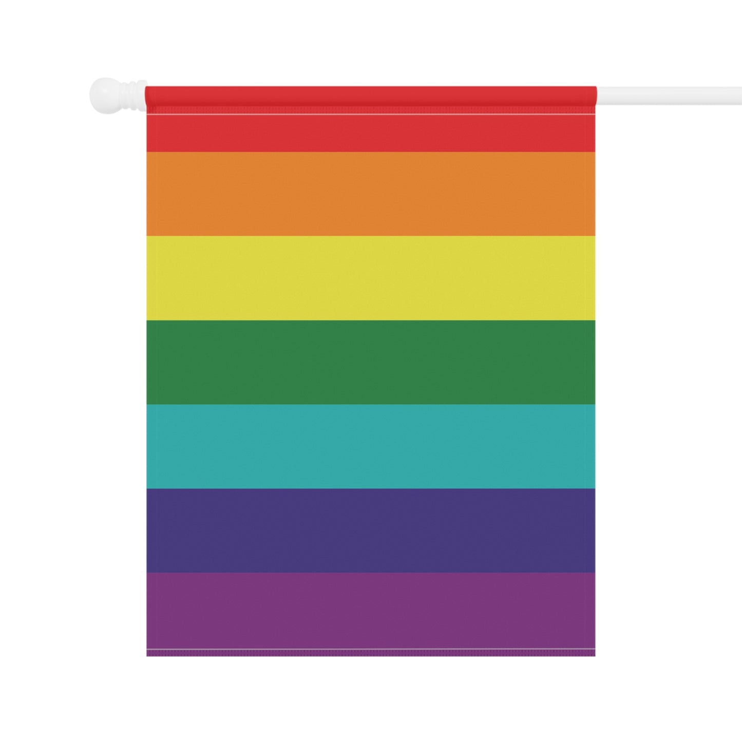 24.5'' × 32'' Rainbow Pride 7-Stripe Garden Flag Banner