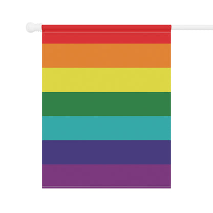 24.5'' × 32'' Rainbow Pride 7-Stripe Garden Flag Banner