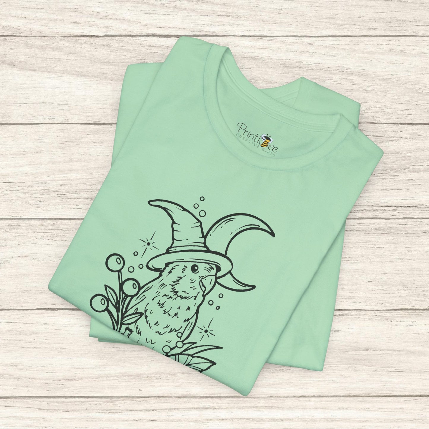 Witches' Brew Lovebird, Line Art Tee