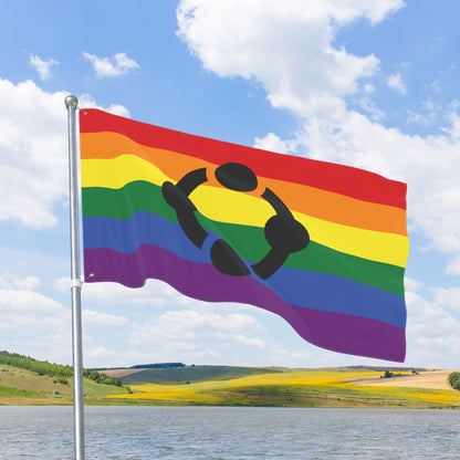 Fetish Rainbow Pride Flag with Grommets