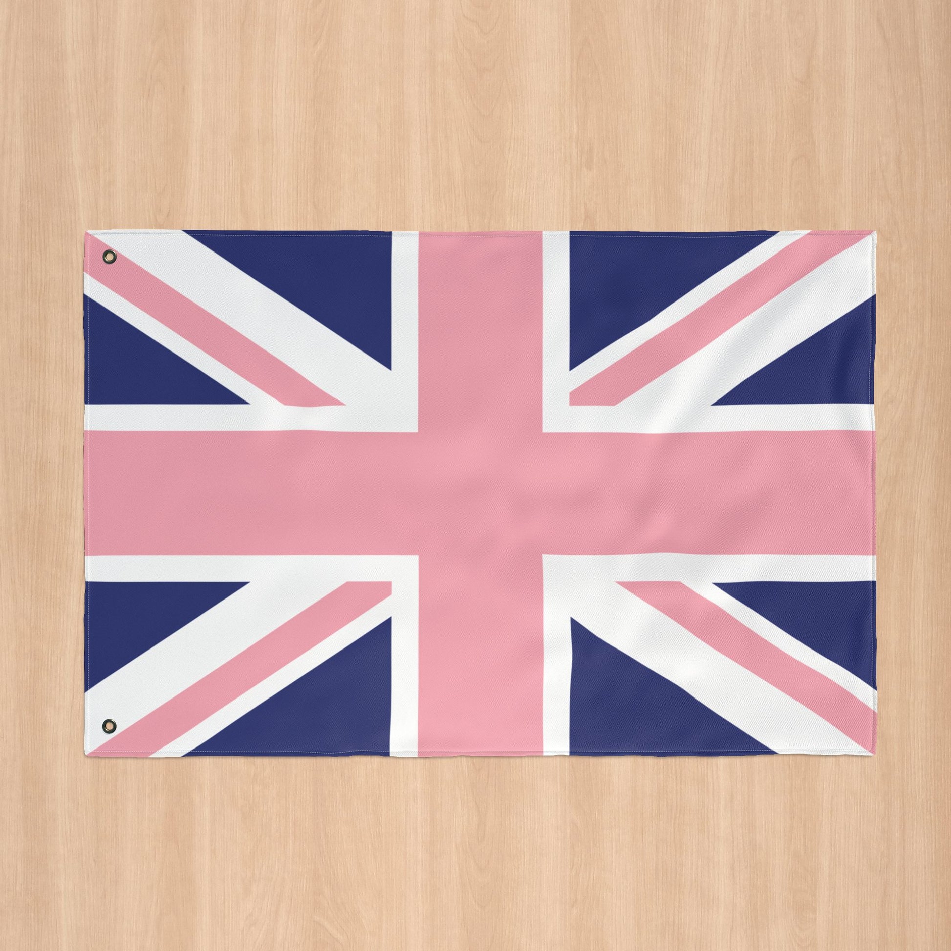 UK Gay Pride Pink Flag with Grommets