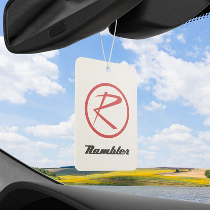Rambler Red/Black Logos Custom Air Freshener