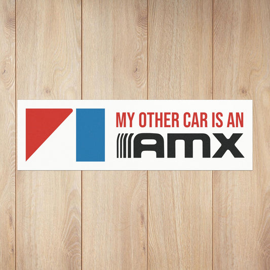 My Other Car is an AMX, Hornet AMC Logos Custom Car Magnet