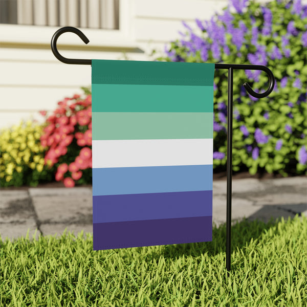 12'' × 18'' Gay Men Trans-Inclusive Pride 7-Stripe Garden Flag Banner
