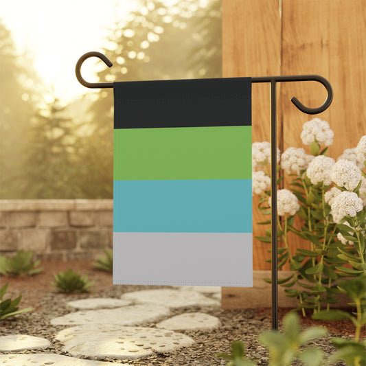 Quoiromantic Garden Flag Banner
