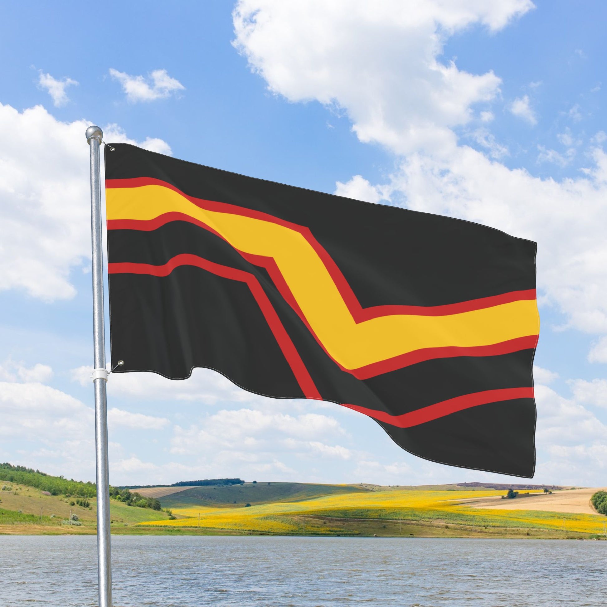 Rubber Pride Flag with Grommets