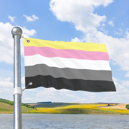 Queerplatonic Double-Sided Pride Flag with Grommets
