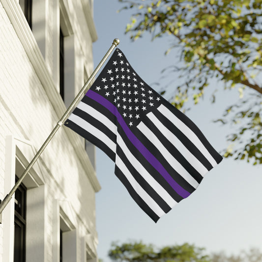 36'' × 60'' USA Thin Purple Line American Flag with Grommets