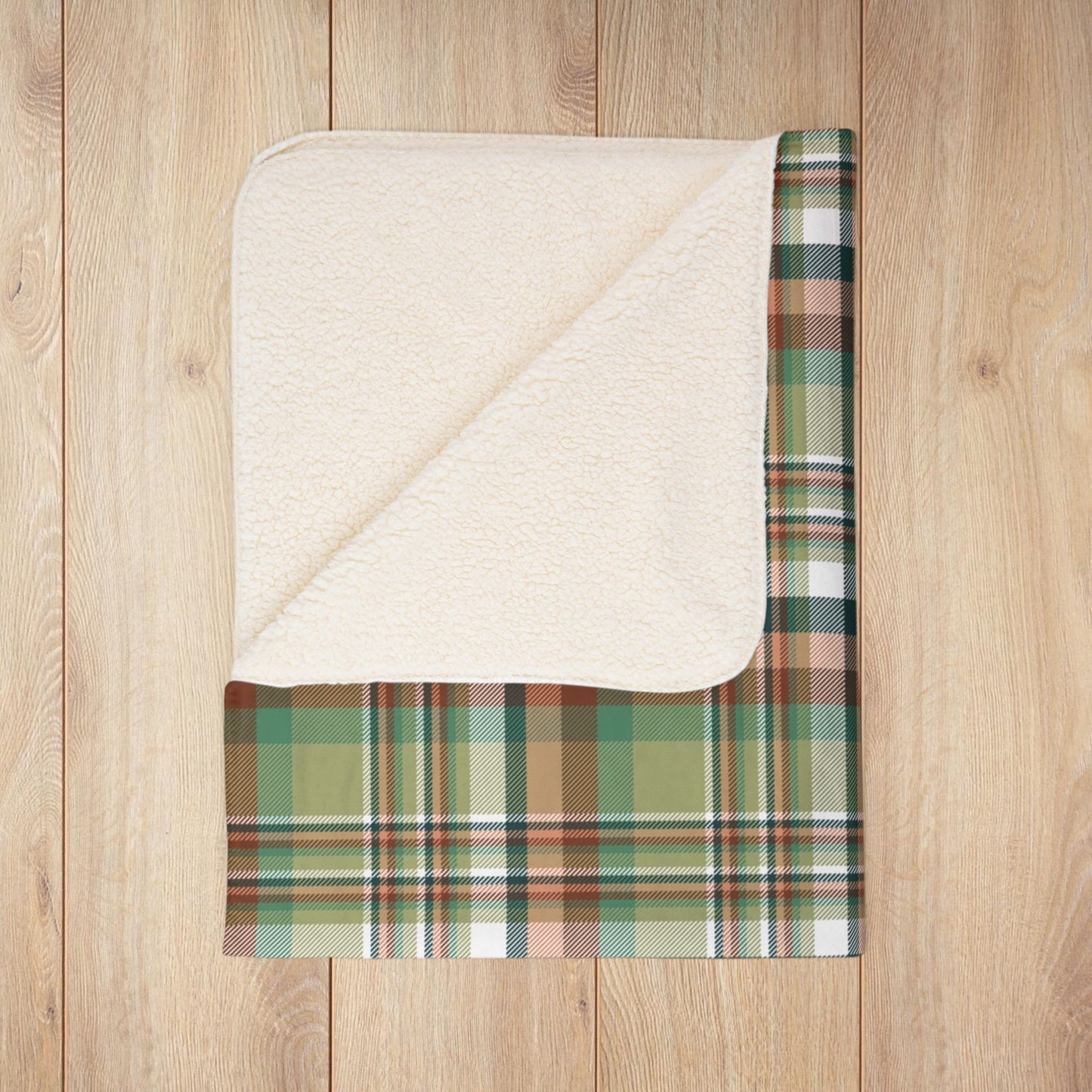 Nebulasexual Pride Plaid Fleece Sherpa Blanket