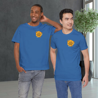 Custom Blue & Teal Tees for BELLA+CANVAS® 3001