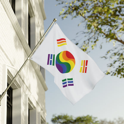 36'' × 60'' South Korea Rainbow Pride Flag with Grommets