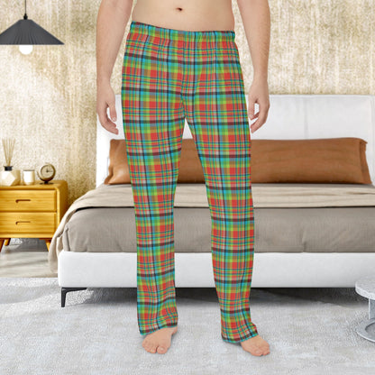 Men’s Red, Green & Blue Ohio Plaid Pajama Pants