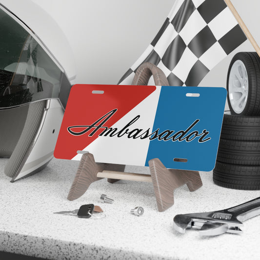 AMC Ambassador Logo Vanity Plates