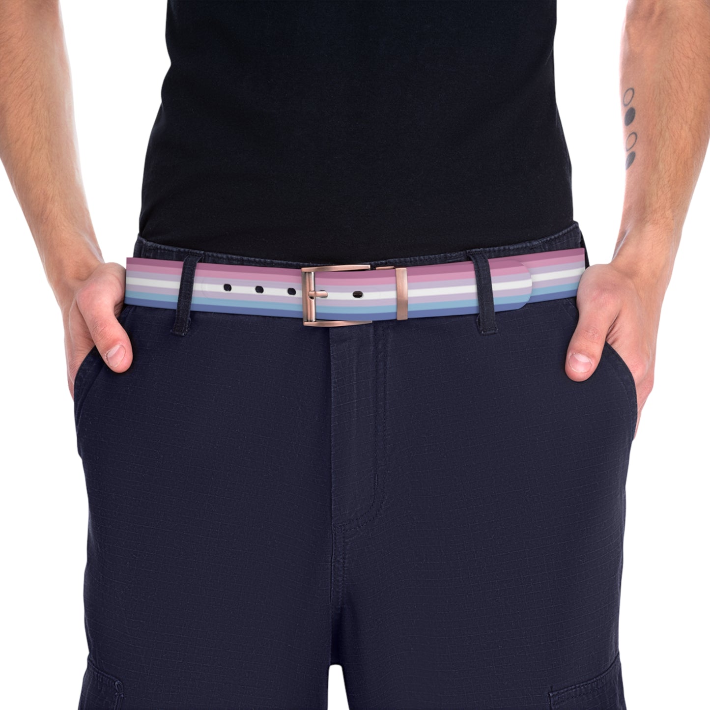 Bigender Pride Flag Belt